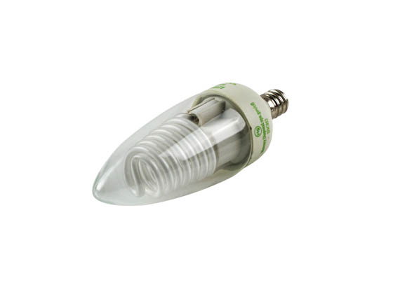 Litetronics MB-540DP 5W/C11/CL/PW 120V 5W Clear C11 Dimmable Cold Cathode Bulb, E12 Base