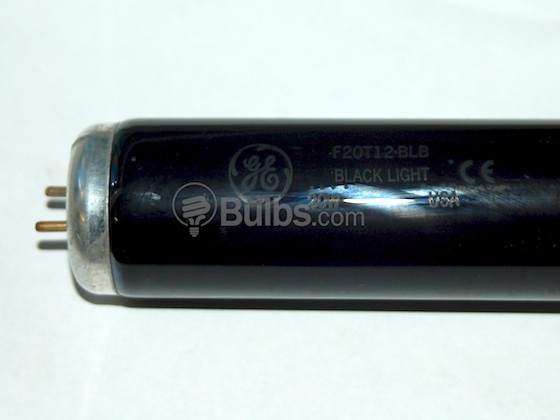 GE GE34747 F20T12/BLB 20W 24in T12 Black Light Blue Fluorescent Tube