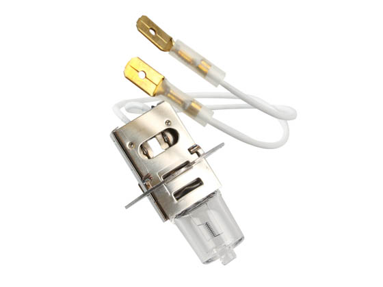 Philips Airfield 6303LL 6.6 Amp, 45 Watt Prefocus Long Life Halogen Airfield Lamp with Pk30d Base and MALE Cable Connectors