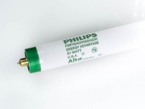 Philips Lighting 232371 F96T8/ADV850/XEW/ALTO 51W Philips 51 Watt, 96 Inch T8 Bright White Long Life Fluorescent Bulb