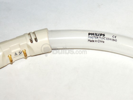 Philips Lighting 165928 TL5C 55W/840 (FC12T5/841/HO) Philips 55W 12in Diameter HO T5 Cool White Circline Bulb
