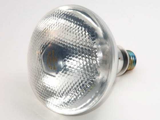 Glass Surface Systems GSS63050-TEF 150BR38/FL/130V (UNIPAR, Teflon Coated) 150 Watt, 130 Volt PTFE Safety Coated ONE PIECE BR-38 Flood. WARNING:  THIS BULB IS NOT TO BE USED NEAR LIVE BIRDS.