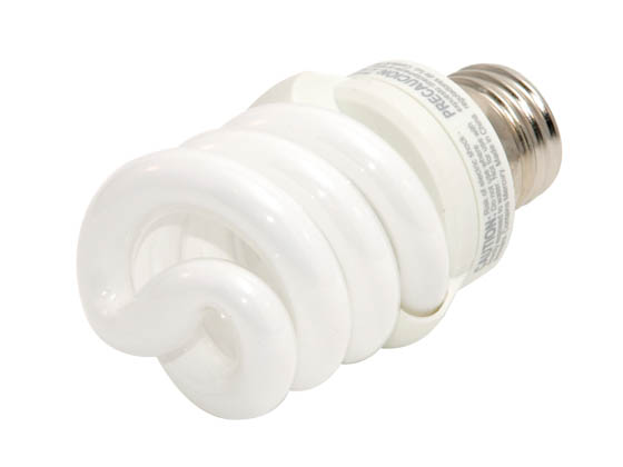 TCP TEC48913-51K 4891351K 13W Bright White Spiral CFL Bulb, E26 Base