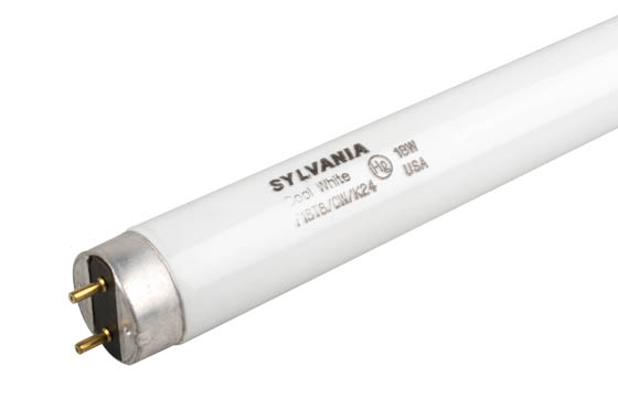 Sylvania SYL23014 F18T8/CW/K24 18W 24in T8 Cool White Fluorescent Appliance Tube