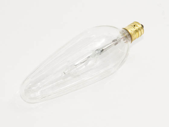 Philips Lighting 144519 BC40F10-1/2C/HAL/CL (Cand. Base) Philips 40 Watt, 120 Volt Clear Halogen Decorative Bulb
