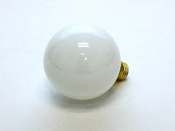 Bulbrite 340100 100G30WH (125V) 100 Watt, 125 Volt G30 White Globe Bulb