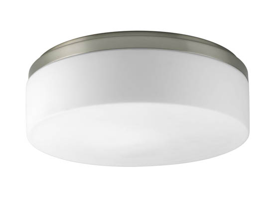 Progress Lighting P3911-09 Close-to-Ceiling, Maier Collection, Two Light Fixture, Smooth Rounded, Brushed Nickel