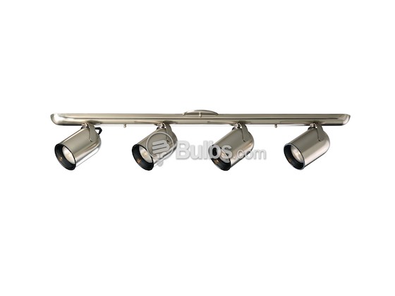 Progress Lighting P6162-09 Four-Light Fixture With Multi-Directional Heads, Brushed Nickel Finish