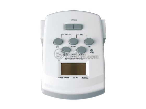 Progress Lighting P8531-01 Digital Timer For Plug-In Compatible Transformers