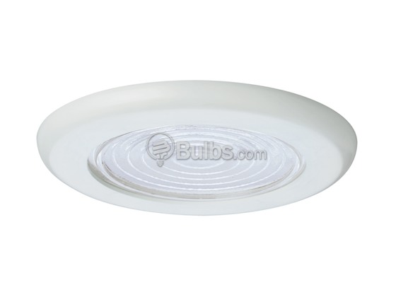 Progress Lighting P8011-60 6" Incandescent Fresnel Shower White IC & Non-IC Trim