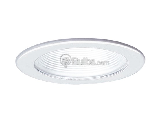Progress Lighting P8044-28 4" Incandescent White Step Baffle Trim For P831-FB Housing