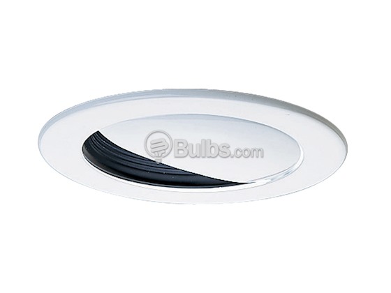 Progress Lighting P8045-31 4" White w/ Black Baffle Wall Washer Trim