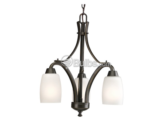 Progress Lighting P4434-20 Three-Light Chandelier Fixture, Westin Collection, Antique Bronze
