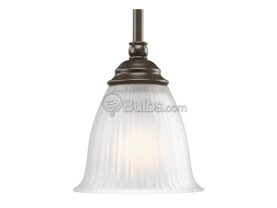 Progress Lighting P5104-77 Mini-Pendant Fixture, Renovations Collection, Forged Bronze