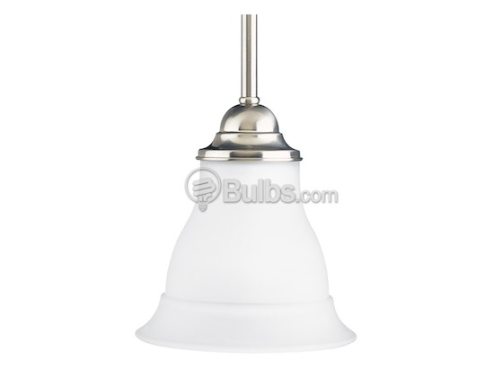 Progress Lighting P5096-09 Mini-Pendant Fixture, Trinity Collection, Brushed Nickel