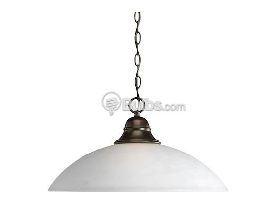 Progress Lighting P5084-20 Pendant Fixture, Pavilion Collection, Antique Bronze