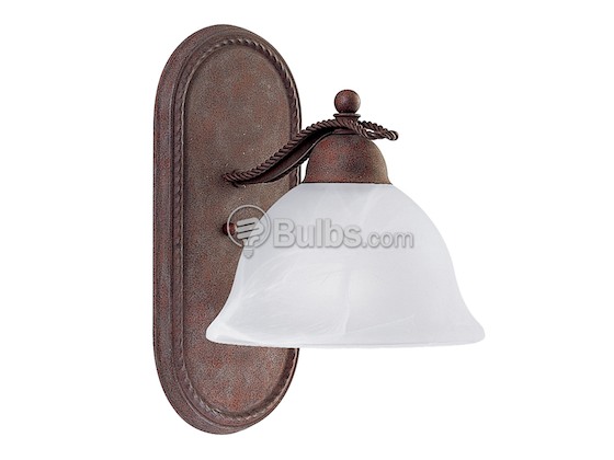 Progress Lighting P3266-33 One-Light Wall Bracket Light Fixture, Avalon Collection, Cobblestone Finish