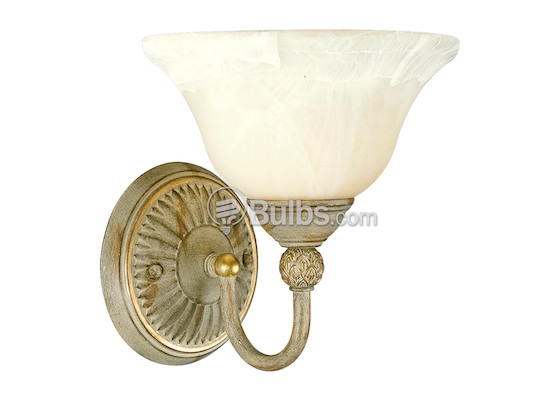 Progress Lighting P3204-42 One-Light Wall Bracket Light Fixture, Savannah Collection, Seabrook Finish