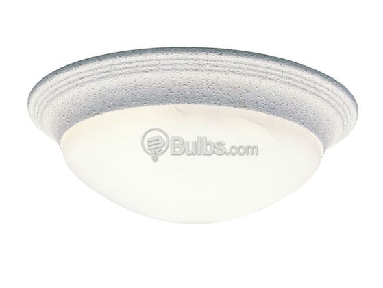 Progress Lighting P3689-30 Close-to-Ceiling, Two-Light Fixture, Textured White