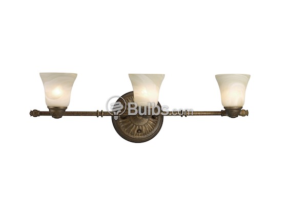 Progress Lighting P3857-86WB Three-Light Directional Fixture, Savannah Collection, Burnished Chestnut Finish