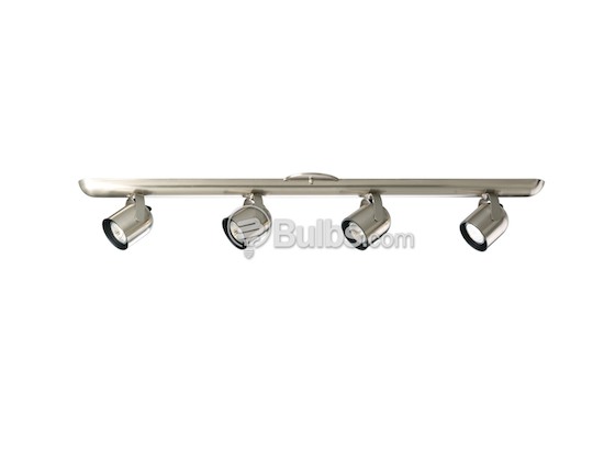 Progress Lighting P6161-09WB Four-Light Fixture With Multi-Directional Heads, Brushed Nickel Finish