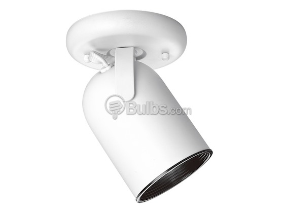 Progress Lighting P6147-30 One-Light Fixture With Multi-Directional Head, White Finish