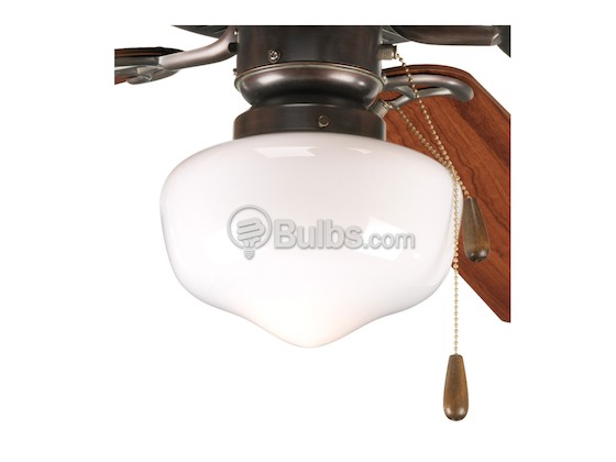 Schoolhouse Ceiling Fan Light Kit, Schoolhouse Light Ceiling Fan