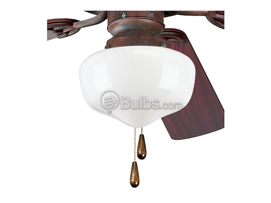 Schoolhouse Ceiling Fan Light Kit, Schoolhouse Light Kit For Ceiling Fan
