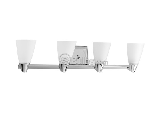 Progress Lighting P2808-15 Four-Light Wall Bracket Light Fixture, Rizu Collection, Polished Chrome