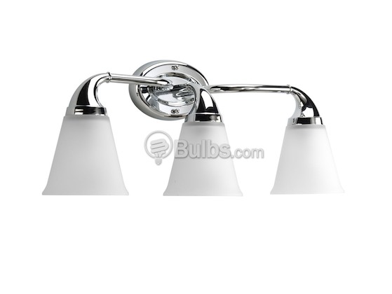 Progress Lighting P2760-15 Three-Light Wall Bracket Light Fixture, Lahara Collection, Polished hrome
