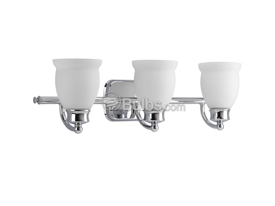 Progress Lighting P2995-15 Three-Light Wall Bracket Light Fixture, Leeland Collection, Polished Chrome