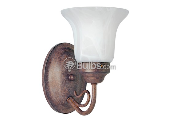 Progress Lighting P3367-33 One-Light Wall Bracket Light Fixture, Bedford Collection, Cobblestone Finish