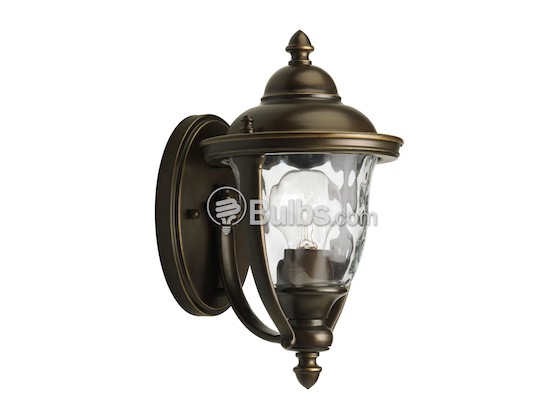 Progress Lighting P5920-108 One-Light Outdoor Wall Lantern, Prestwick Collection, Oil Rubbed Bronze Finish