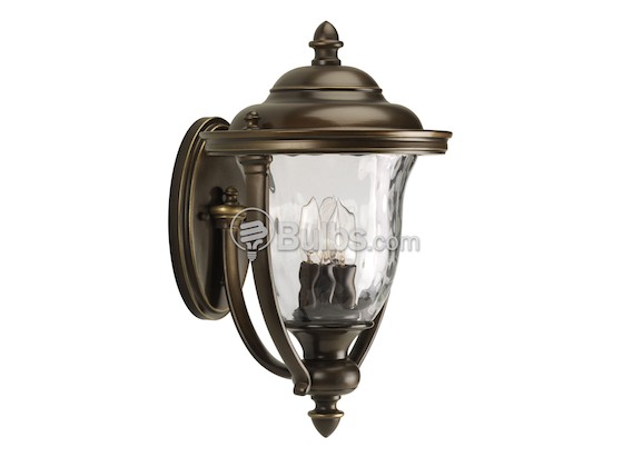 Progress Lighting P5923-108 Three-Light Outdoor Wall Lantern, Prestwick Collection, Oil Rubbed Bronze Finish