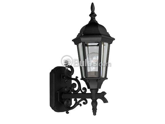 Progress Lighting P5681-31 One-Light Outdoor Wall Lantern, Welbourne Collection, Textured Black
