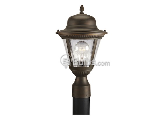 Progress Lighting P5445-20 One-Light Outdoor Post Lantern, Westport Collection, Antique Bronze
