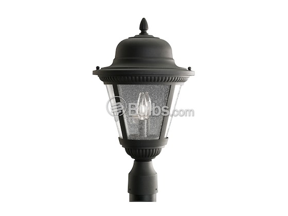 Progress Lighting P5434-31 Two-Light Outdoor Post Lantern, Westport Collection, Black