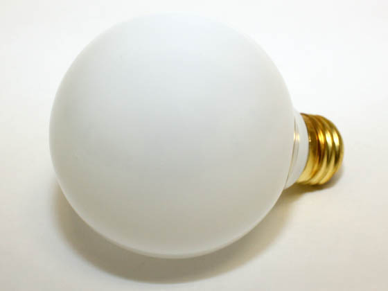 Bulbrite 393006 60G25WH2 (DISC) 60 Watt, 120 Volt G25 White Globe Bulb