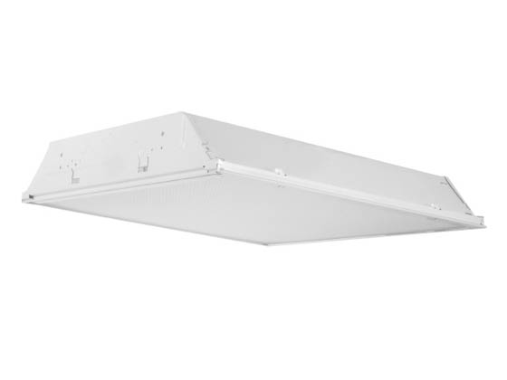 No Brand 24GP232BT2Q 2X4 3" Troffer Fixture for Two F32T8 Lamps