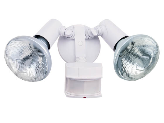 Heath / Zenith SL-5312-WH Two-Light Motion Activated Security Light Fixture, White