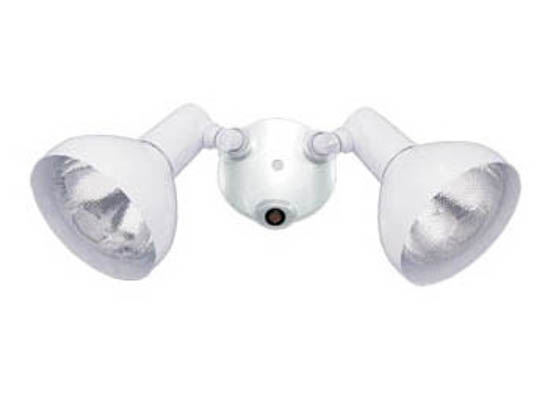 Heath / Zenith SL-5403-WH Two-Light Dusk to Dawn Security Light Fixture, White