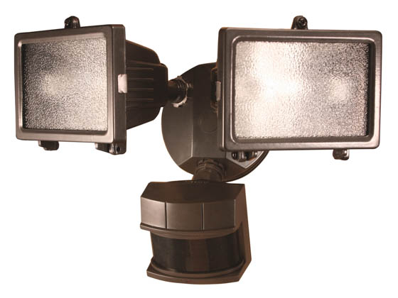 Heath / Zenith SL-5512-BZ Two-Light Motion Activated Security Light Fixture, Bronze
