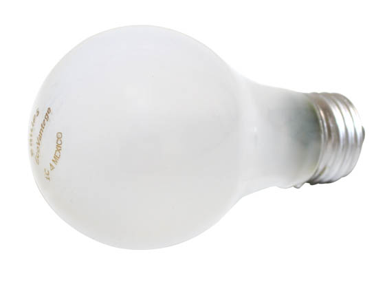 Philips Lighting 409821 72A19/EV (White) Philips 72W 120V A19 Soft White Halogen Bulb (2-Pack)