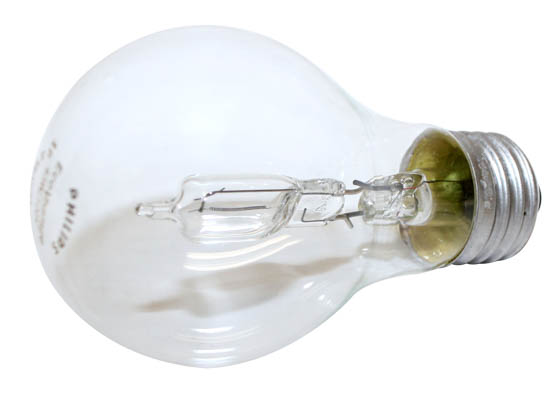 Philips Lighting 410498 43A19/EV/CL (Clear) Philips 43W 120V A19 Clear Halogen Bulb