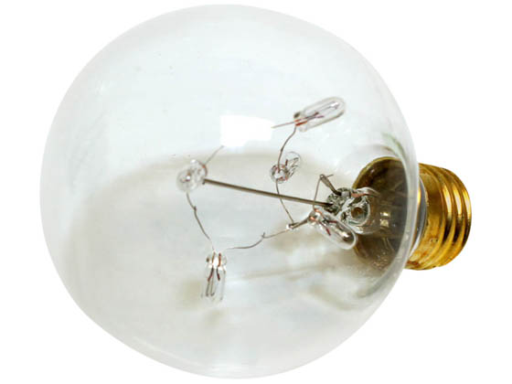Bulbrite 716330 ST-G25 5W 130V Clear Starlite Decorative G-25 Globe Bulb, E26 Base