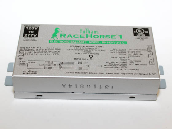 Fulham RHA-UNV-213-K RaceHorse 1 Electronic CFL Ballast Contractor Kit 120V - 277V