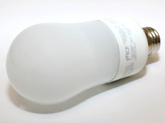 TCP TEC41316TD-50K 41316TD50K 60W Equivalent, 16 Watt, 120 Volt Dimmable Bright White A-Style CFL Bulb.