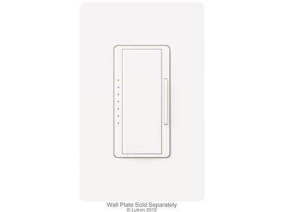 Lutron Electronics MRF2-6ND-120-WH Lutron Maestro Wireless Dimmer, 600 Watt/600 VA, Spec. Grade, Neutral Wire
