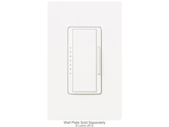 Lutron Electronics MRF2-6ELV-120-WH Lutron Maestro Wireless Dimmer, 600 Watt ELV, 120 V
