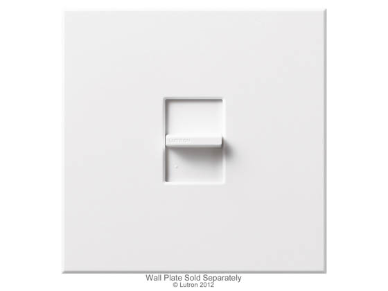 Lutron Electronics NT-1500-WH Lutron Nova T 1500 Watt Large Control Slide-To-Off Single-Pole Dimmer